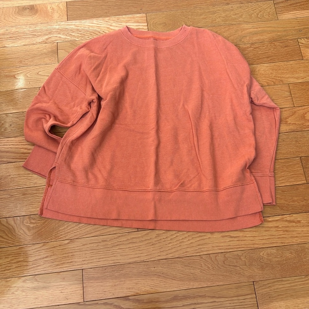 Rust color sweatshirt